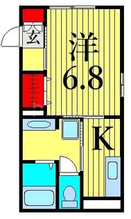 ファミーユ道灌山【2階】の間取り