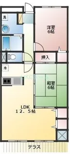 サンモールコート【2階】の間取り