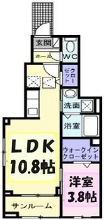 埼玉県春日部市小渕【アパート】の間取り