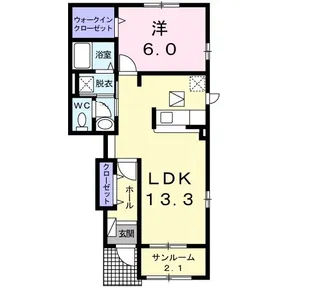 第二東雲 A棟【1階】の間取り