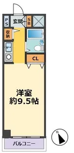 タケダビル95【4階】の間取り