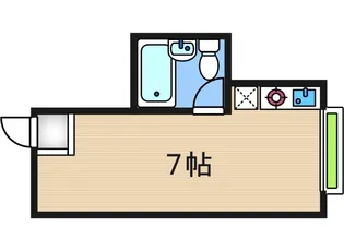 フォレストゲート岸里東【2階】の間取り