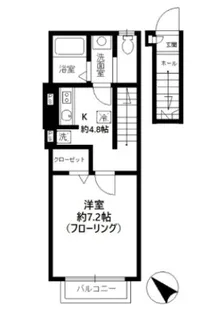 白山ヒルズ【2階】の間取り