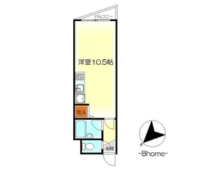 福岡ビル【3階】の間取り
