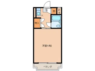 川端ハイツ【3階】の間取り