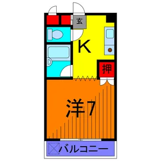 サンバレー富士【3階】の間取り