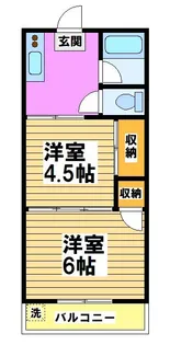 美幸荘【2階】の間取り