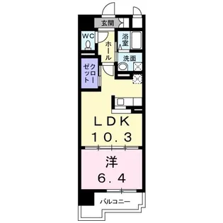 ヴェルジール【5階】の間取り