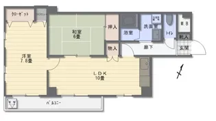 ベル青葉台【2階】の間取り