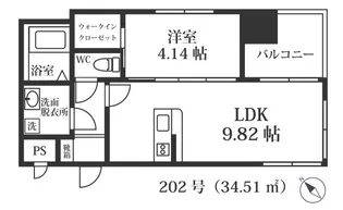 Coccinelle【11階】の間取り