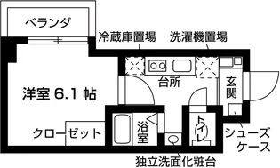 オランジュ弥刀【2階】の間取り