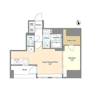 MODIER GINZA EAST【3階】の間取り