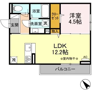 Gran Ciel【3階】の間取り