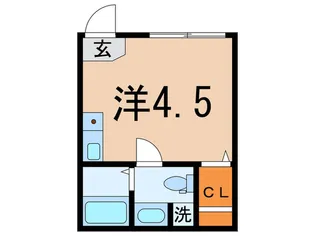 CONTEL MINAMIIKEBUKURO【1階】の間取り