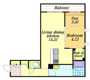 Bonclair(ボンクレール)【1階】の間取り