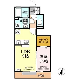 マスターテラス【1階】の間取り