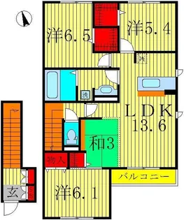 京 II【2階】の間取り