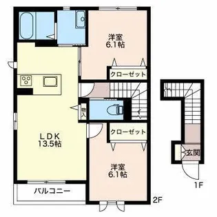 メゾン・ド・エスポワール【2階】の間取り