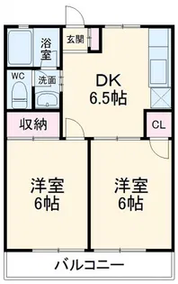 メゾンピーチII【2階】の間取り