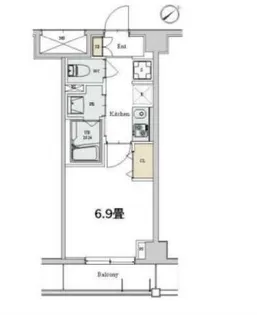 カスタリア本駒込【3階】の間取り