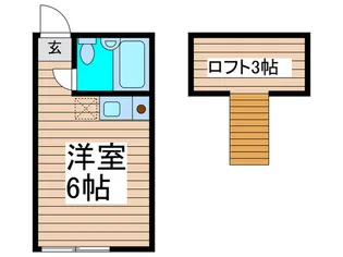 ニューコートくぬぎ山【2階】の間取り