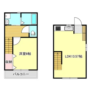 クレスト南昭和【2階】の間取り