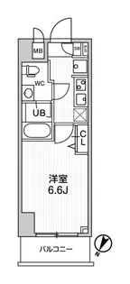 オルタナ横濱阪東橋【3階】の間取り