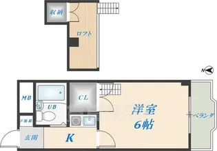 ラパンプラス【4階】の間取り
