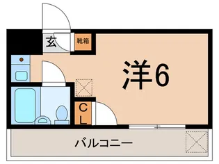 TOP横浜東白楽【5階】の間取り