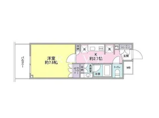 スタイリオ品川中延【3階】の間取り