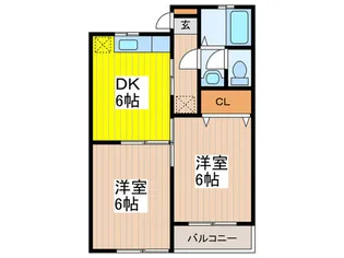 コーポみゆき1号館【1階】の間取り