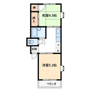 マスカットハイツ【2階】の間取り