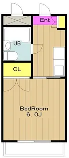 セントラルマンション【4階】の間取り
