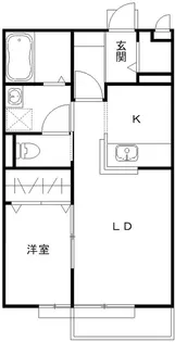 シャルマンハイム【1階】の間取り