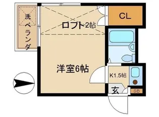 スプリングハウス【2階】の間取り