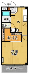 郡中日ノ出アーバン【4階】の間取り