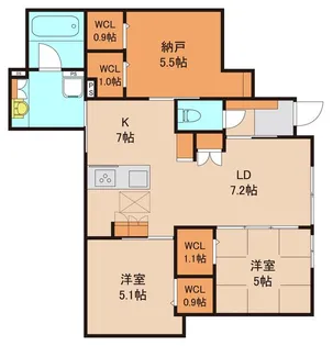 ForestGrandeI【1階】の間取り