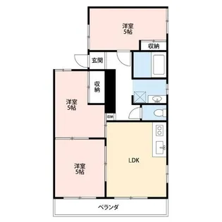 ハイツファイン【2階】の間取り