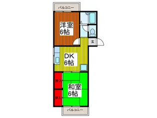 セピアハイツ川口【2階】の間取り
