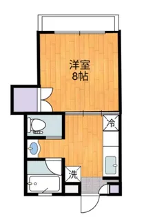 ウィステリア天神【2階】の間取り