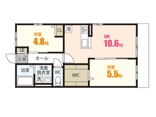 プライムリュクスフラット【3階】の間取り