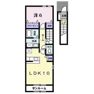 ヴィラ・スウィ-ト・COCOI【2階】の間取り