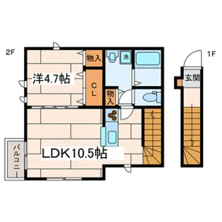 DSW【2階】の間取り
