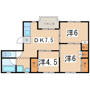 タウニイ3【1階】の間取り