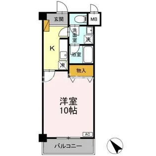 カーサ・エスぺランツァ【3階】の間取り