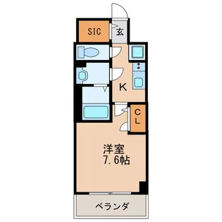 プレサンスTHE久屋大通レジェンド【14階】の間取り