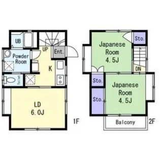 MORIKI RENT HOUSE【1階】の間取り