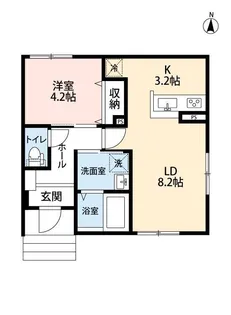 グラッツィア警固【1階】の間取り