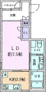 シーンプラス上板橋【2階】の間取り