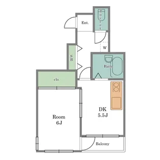 マウンパティ【4階】の間取り